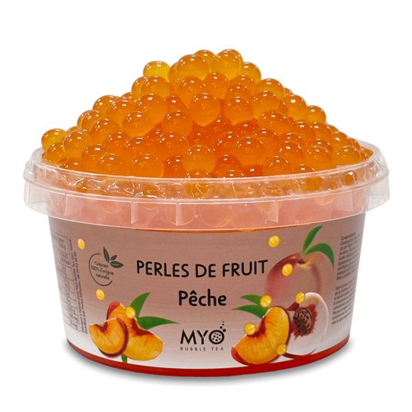 Perles de fruits parfum "Pêche" - MYO Bubble Tea
